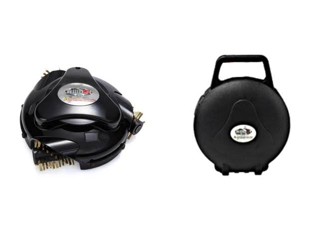 Grillbot Automatic Grill-Cleaning Robot with Protective Carry Case, Black