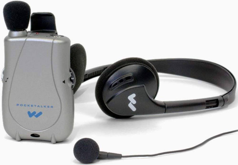 Williams Sound Pocketalker Ultra Duo Amplifier Kit with Headphones and Earbud, PKTD1-EH