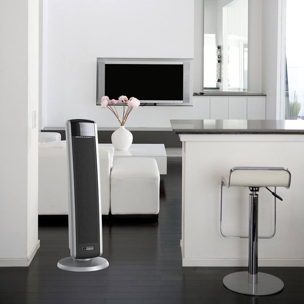 Lasko 5586 Digital Ceramic Tower Heater with Remote Control