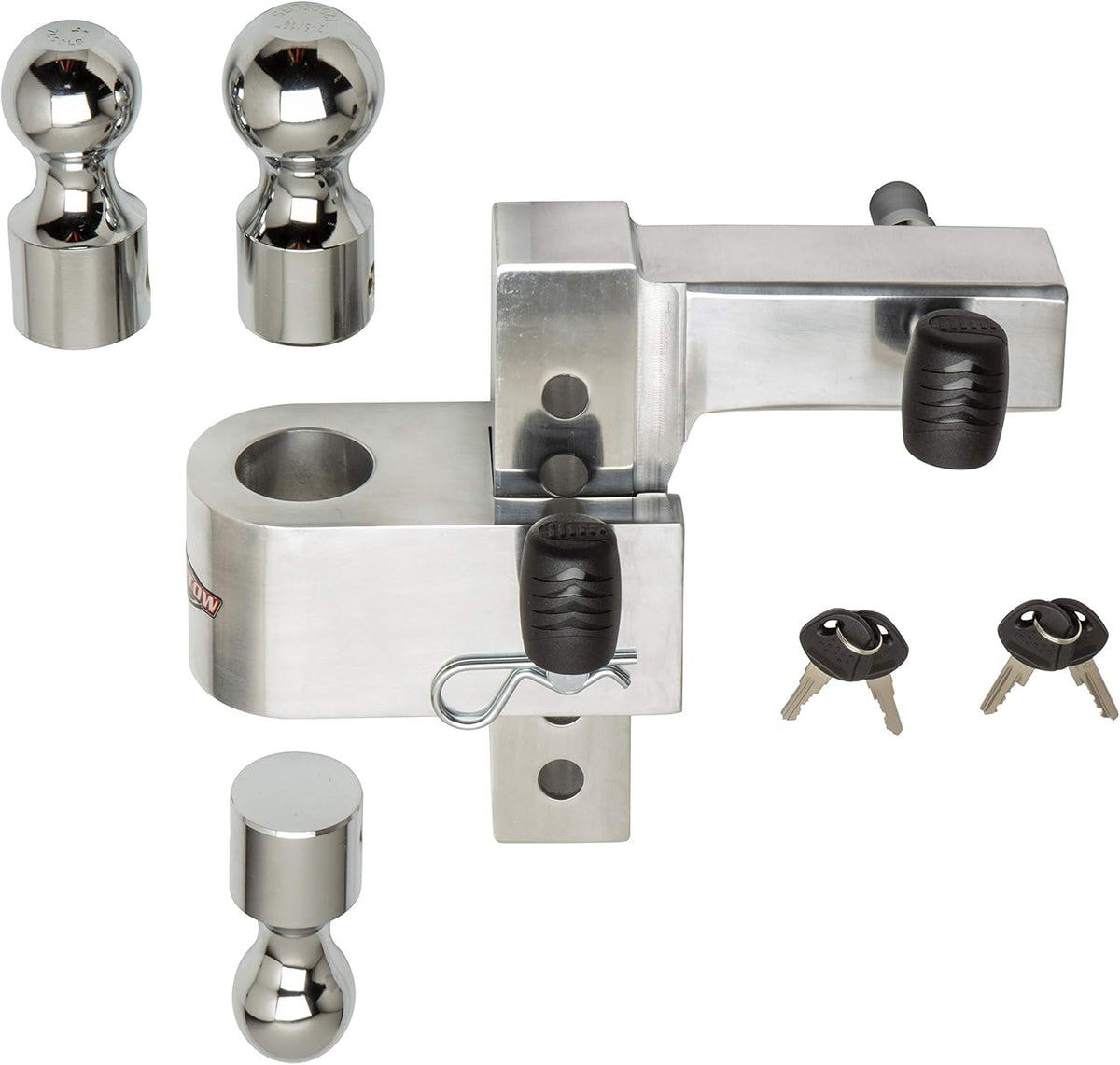 Uriah Products Aluma-Tow UT623410 6-Inch Drop Ball Mount for 2-Inch Receiver