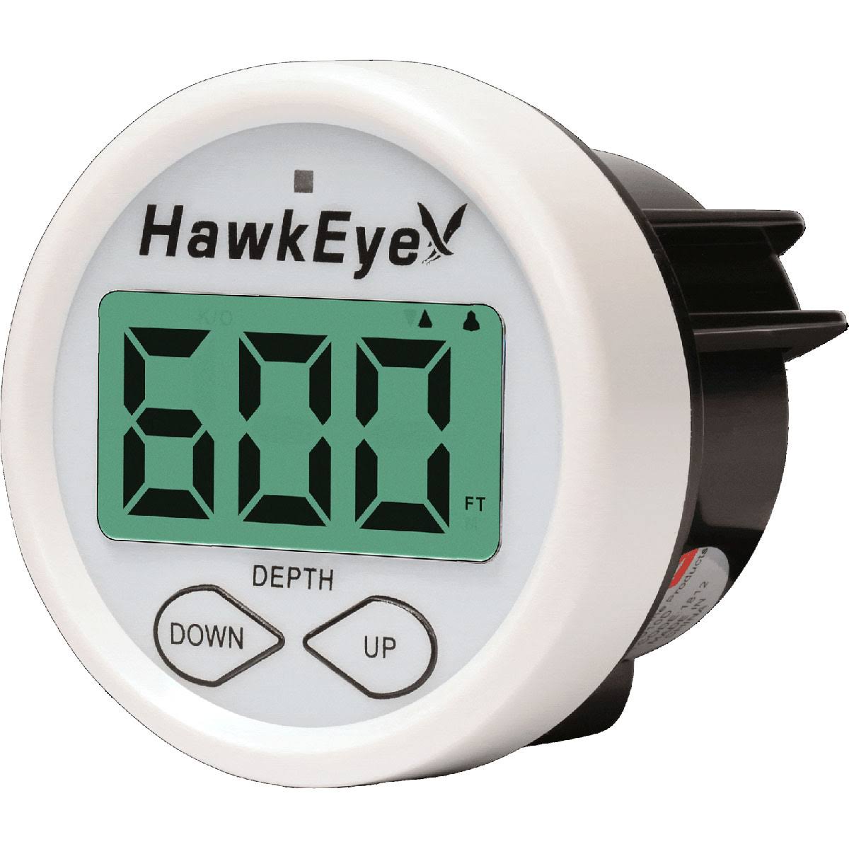 Hawkeye DT1B Softglow LCD Depth Sounder with Boat Mount, Black/White