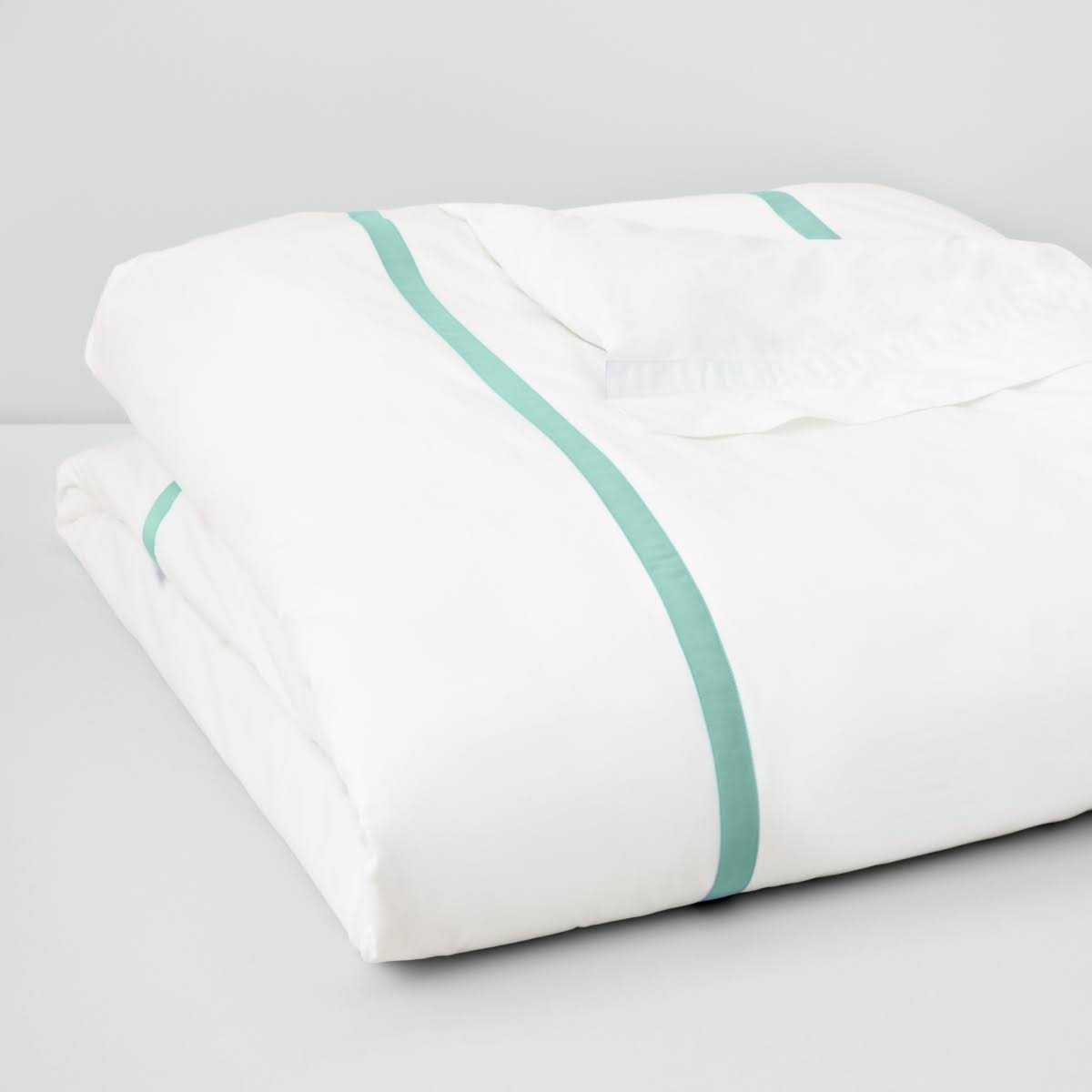 Matouk Lowell King Duvet in Blue